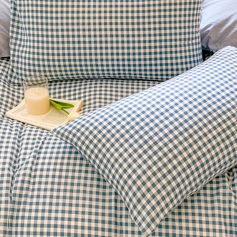 

2 pcs Ins-style cartoon pillowcase 48*74cm home bedding use 1 pair for summer and autumn seasons simple print pillow case cover