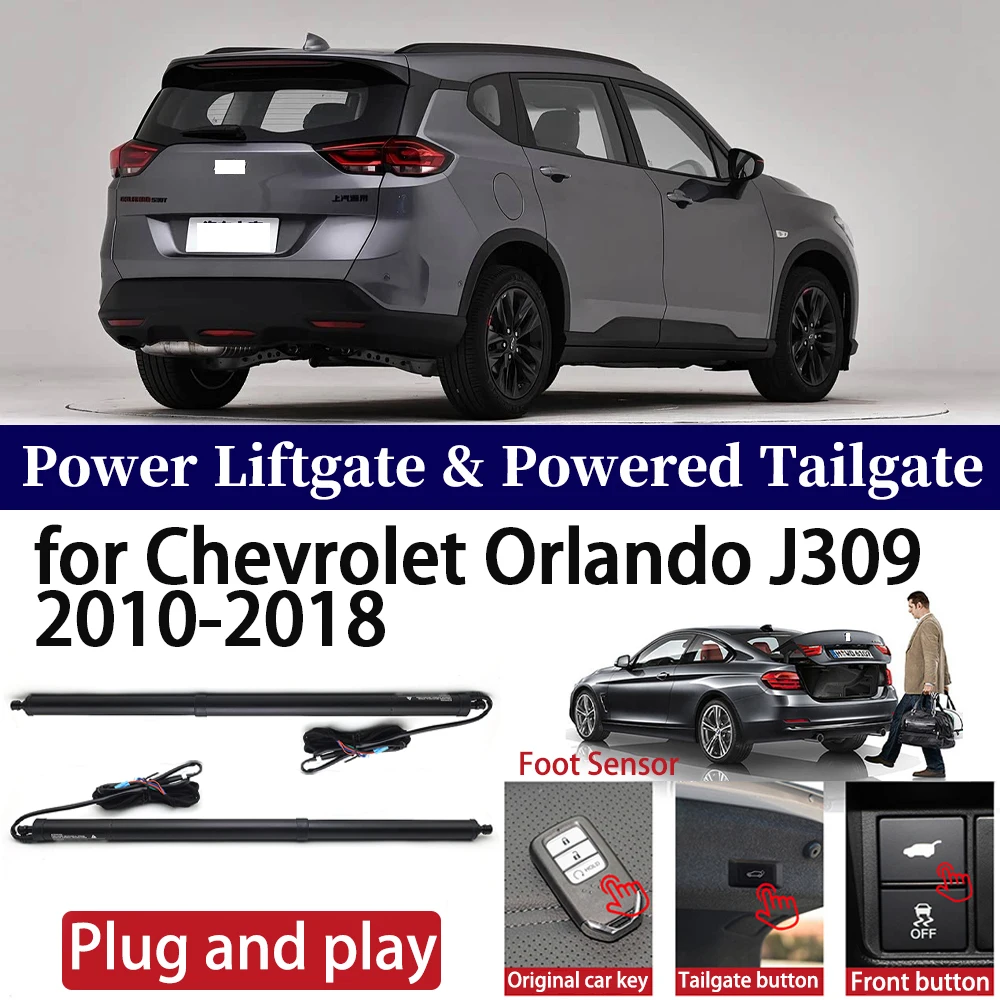 ZhuCamX for Chevrolet Orlando J309 2010-2018 Car OEM Power Liftgate Automatic One-Click Powered Tailgate Strut  Plug and paly