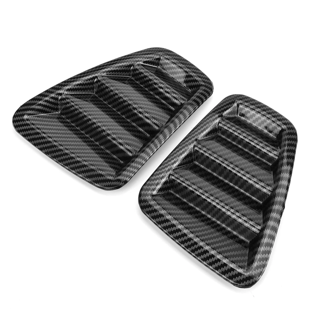 ABS ألياف الكربون/أسود الخلفي الذيل غطاء خفيف ملصق مزخرفة لشركة فيات 500 أبارث 595 695 2016-2024 اكسسوارات السيارات الخارجية #6