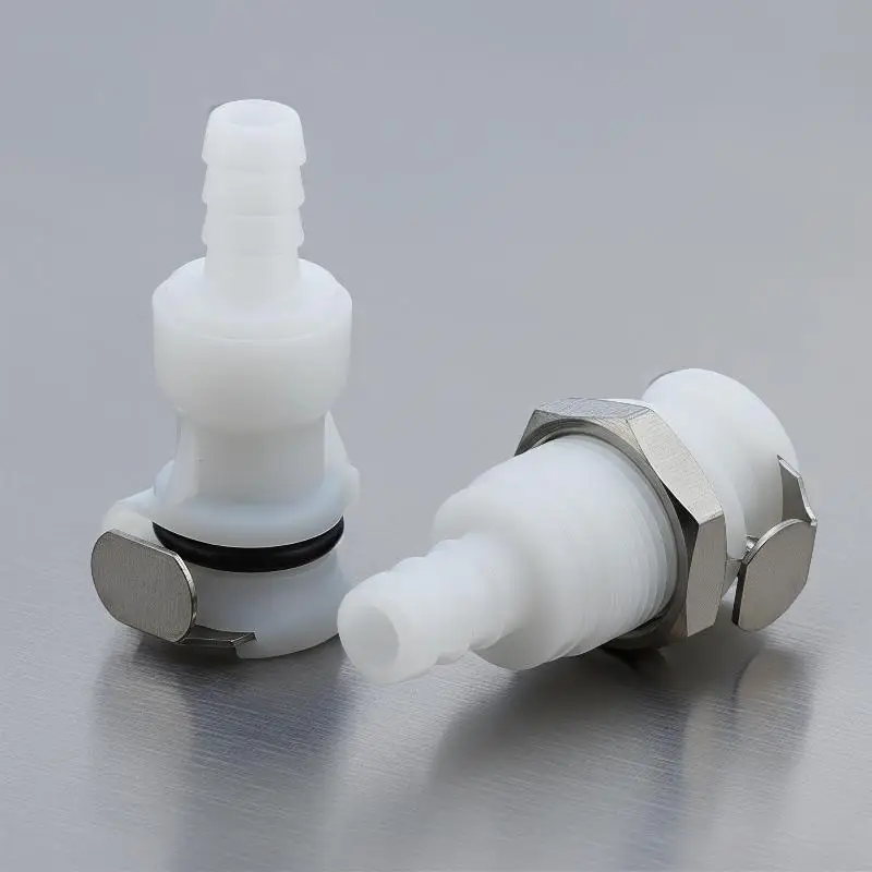 Shut-Off Valved Quick Disconnect Hose Joint 1/4 5/16 3/8 Inch Coupling for Commercial Plumbing Projects