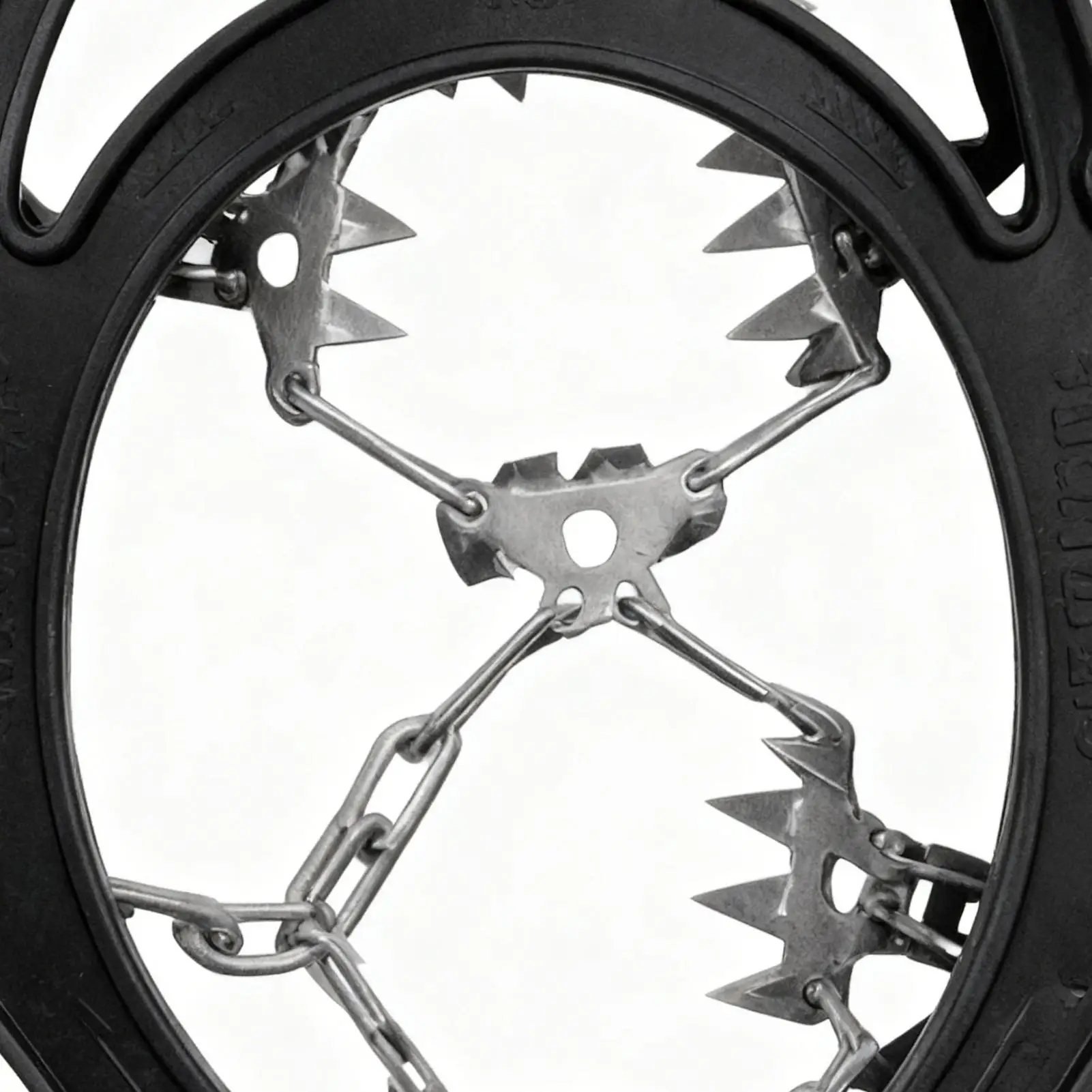 المسامير الثلجية للأحذية 19 الأسنان الشتاء الجر الأشرطة المضادة للانزلاق الأحذية المسامير للثلج للنساء الرجال التنزه تسلق الصيد #5