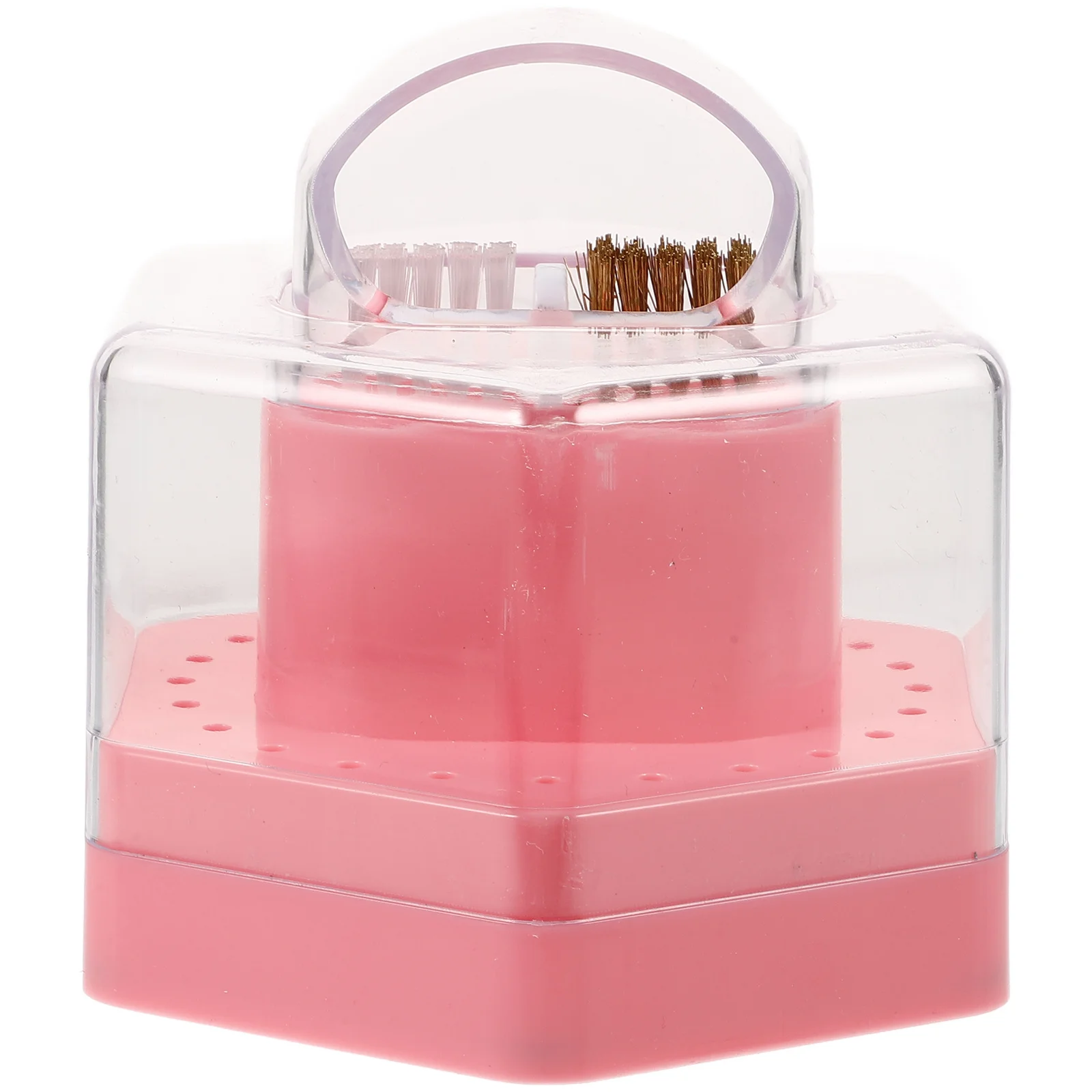 

Коробка для хранения шлифовальной головки ногтей, органайзер, прочная практичная стойка для демонстрации маникюрных инструментов, удобный держатель для сверл для ногтей