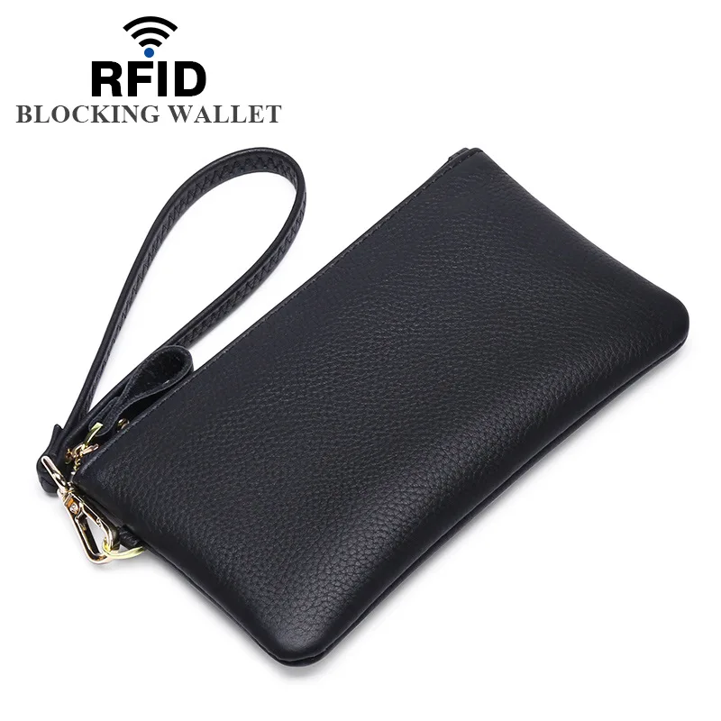 

RFID Blocking Wallet, Custom Genuine Leather Mens Wallet for Men