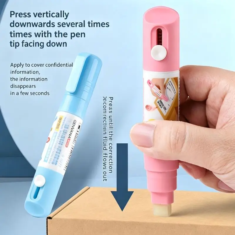 Mini Box Cutter and Thermal Label Correction Marker Compact  Tool for Accurate and Clean Edits Anytime