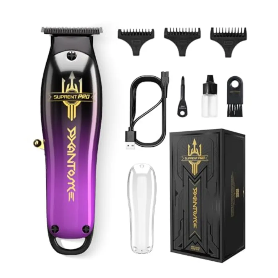 

Men's Hair Trimmer- 6000 RPM High Speed Zero Gapped Trimmer with Ceramic Blades, Cordless Rechargeable Trimmer with180 Mins Run