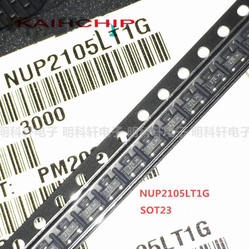 50PCS NUP2105LT1G marking 27E  NUP1301ML3T1G 53 NUP3105LT1G 27F  NUP1105LT1G 27H SOT23 Dual Line CAN Bus Protector TVS/ESD