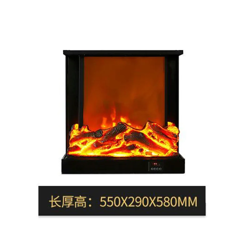 Bulk wholesale electronic fireplace arc shaped shaped decorative fireplace core simulation fire embedded electronic fireplace he