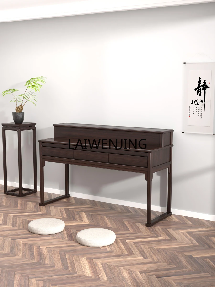 

LYN living room incense shrine offering table solid wood table Buddhist hall Gongtai table