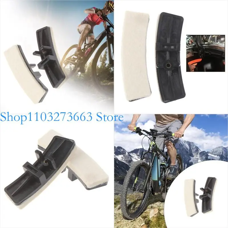 

R6FE 2pack Easily Install Brake Pad Noise Reducing Brake Pad Reliability Brake Pad