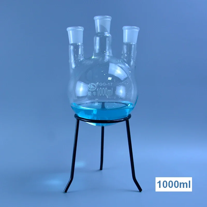 50/100/250/500/1000ml/2000ml 24/29 three-necked round-bottom flask,Flask round bottom with three necks Laboratory glass bottle