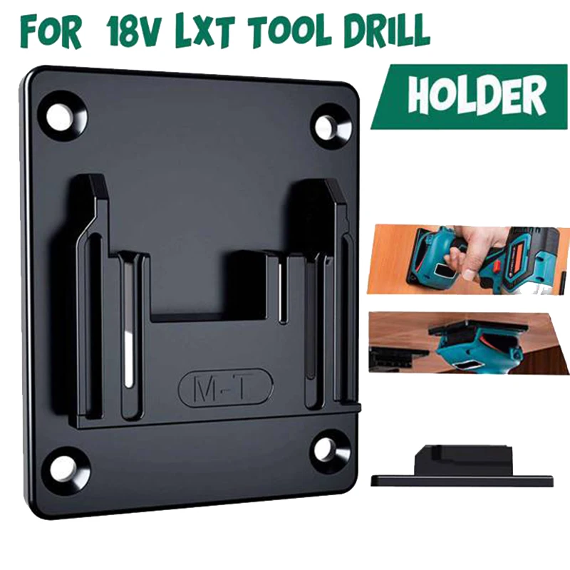 4 Pcs Power Tool Holder Mount Brackets Hook Storage Rack Power Tool Organizer Fixing Devices for Makita 18V LXT Drill