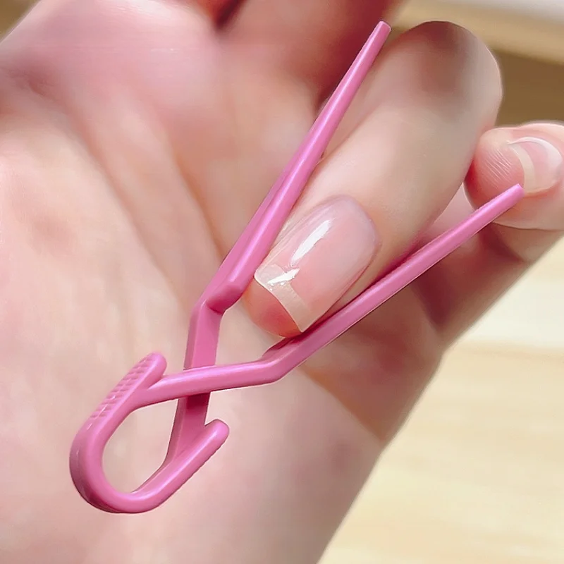 こぼれ防止マニキュアプロテクタークリップ-ネイルクリップアクリルジェルエクステンションヒントネイルフォームクリップDIYフレンチマニキュアツールアクセサリー