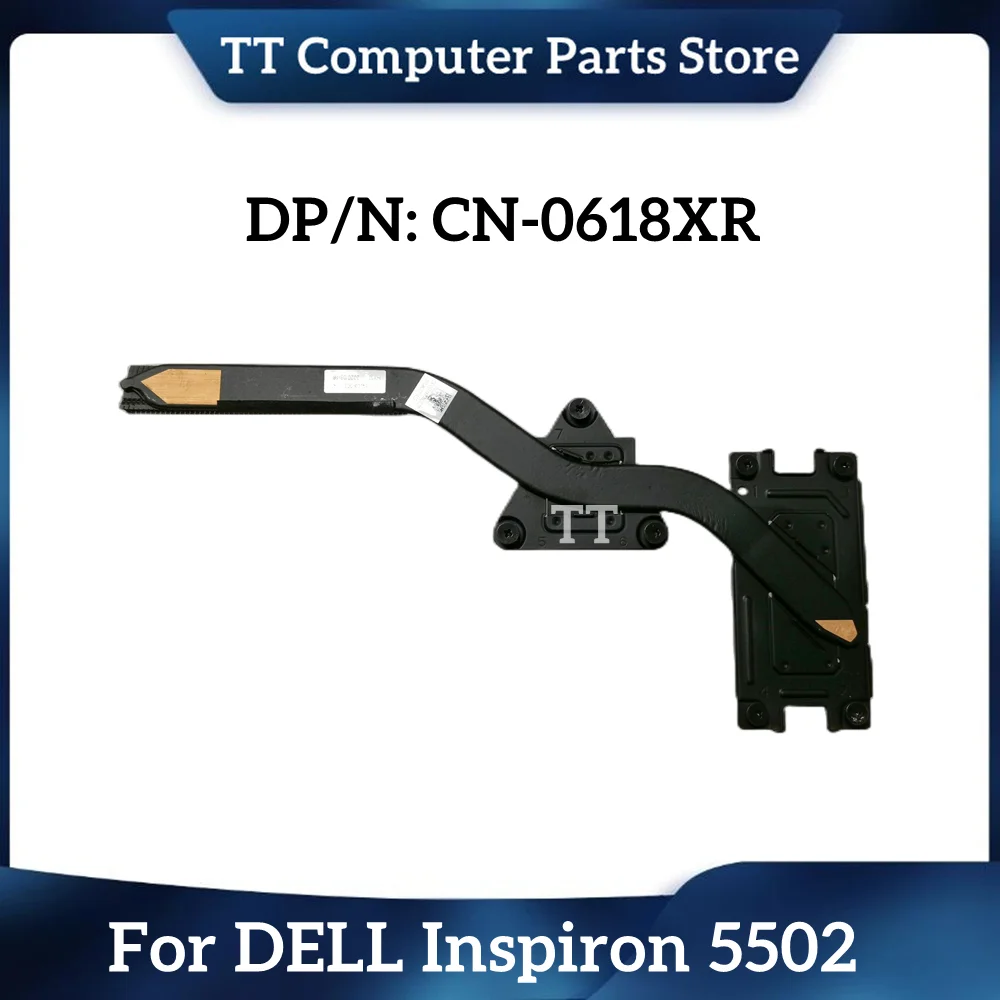 

TT New Original Laptop Heatsink For Dell Inspiron 5502 Radiator 0618XR 618XR CN-0618XR Free Shipping