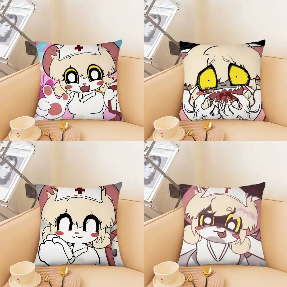 1pc Terrible Mouse Lorna Pillow Case Fashion Square Pillowcase Bedroom Sofa Room Ins Decoration Leisure