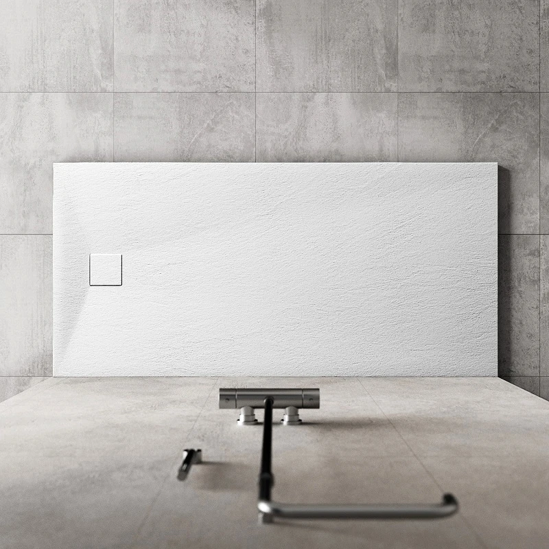 

Slip-Resistance Texture Hidden Drain Hole Shower Base 1400*700mm Rectangle Smc Tray