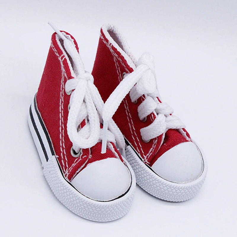 1/3 Doll Shoes for 60cm Bjd Doll 7.5cm Canvas Shoes SD BJD Doll Girls Fashion DIY Dress Up Gift Toy Doll Accessories