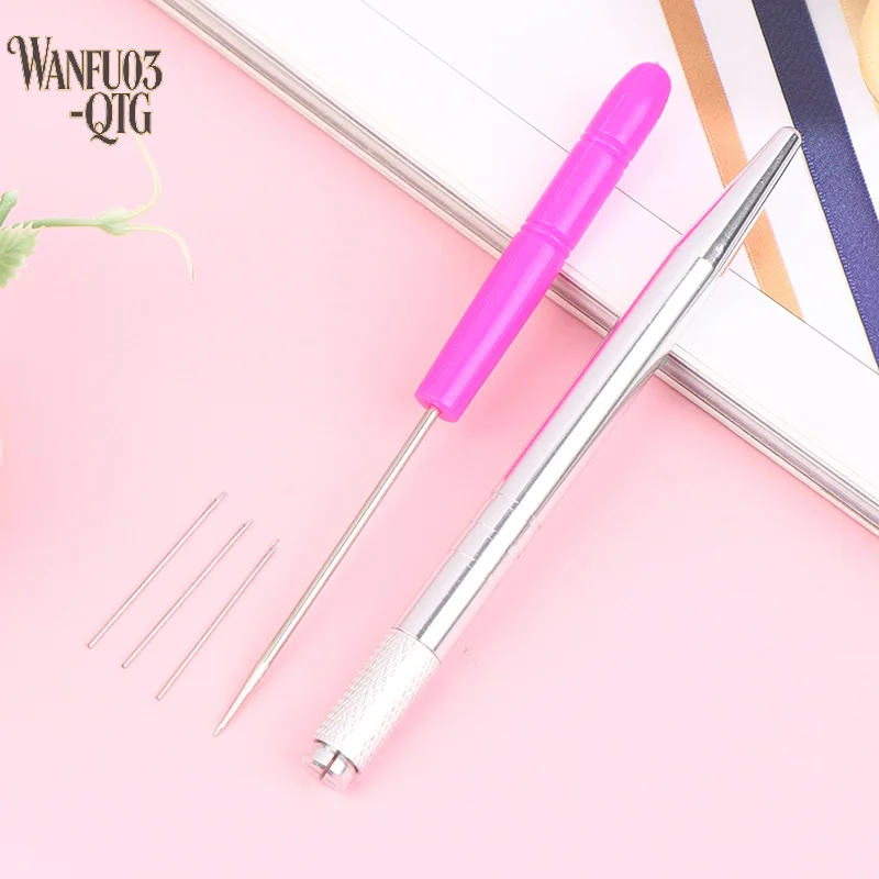 0.8mm DIY Doll Hair Reroot Needle Kit Repaint Baby Head Reborn Hair Rooting Tools Wig Making Supplies