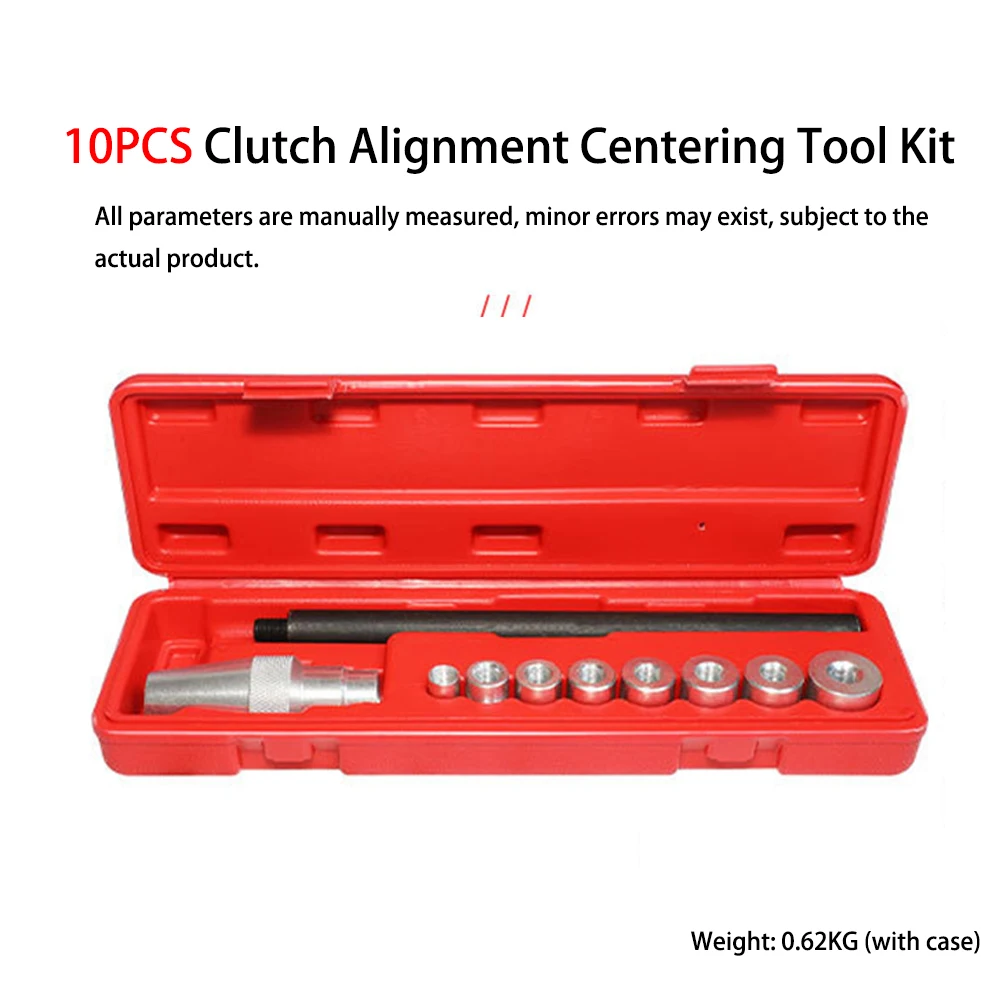 Professional 10Pcs Clutch Alignment Tool Universal Car Clutch Centering Correction Calibration Kit Automobile Maintenance Repair