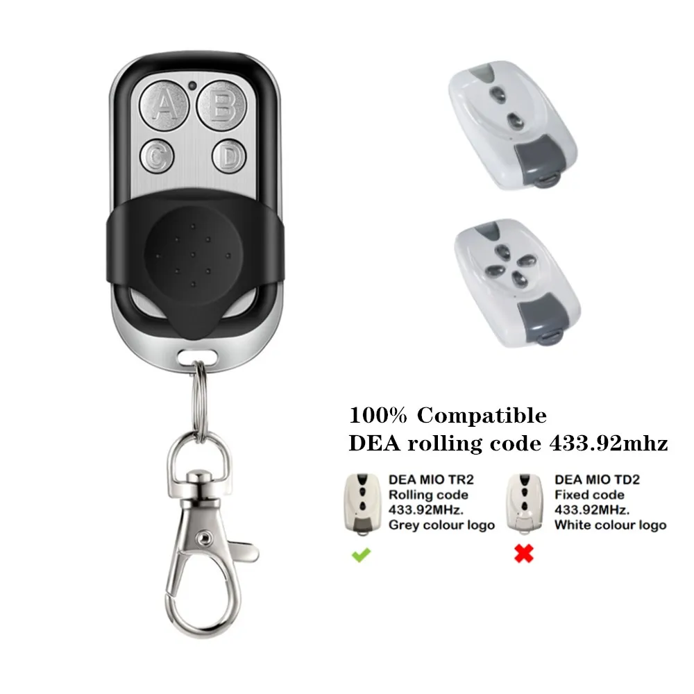 Dea GT2 GT4 433,92Mhz Garage Afstandsbediening Dea Rolling Code Garage Commando Dea Gate Remote Zender