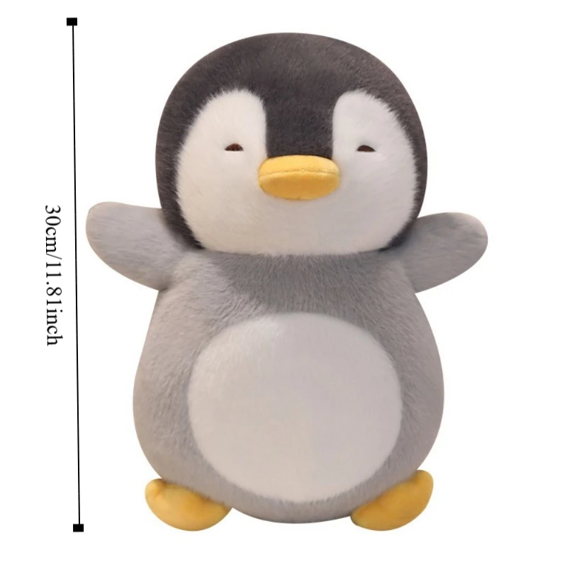 ตุ๊กตาเพนกวินจำลองน่ารัก หายใจได้ มีเสียงเพลงและไฟ เพนกวินช่วยผ่อนคลาย เสียงมีจังหวะตลกๆ ตุ๊กตานอนหลับ