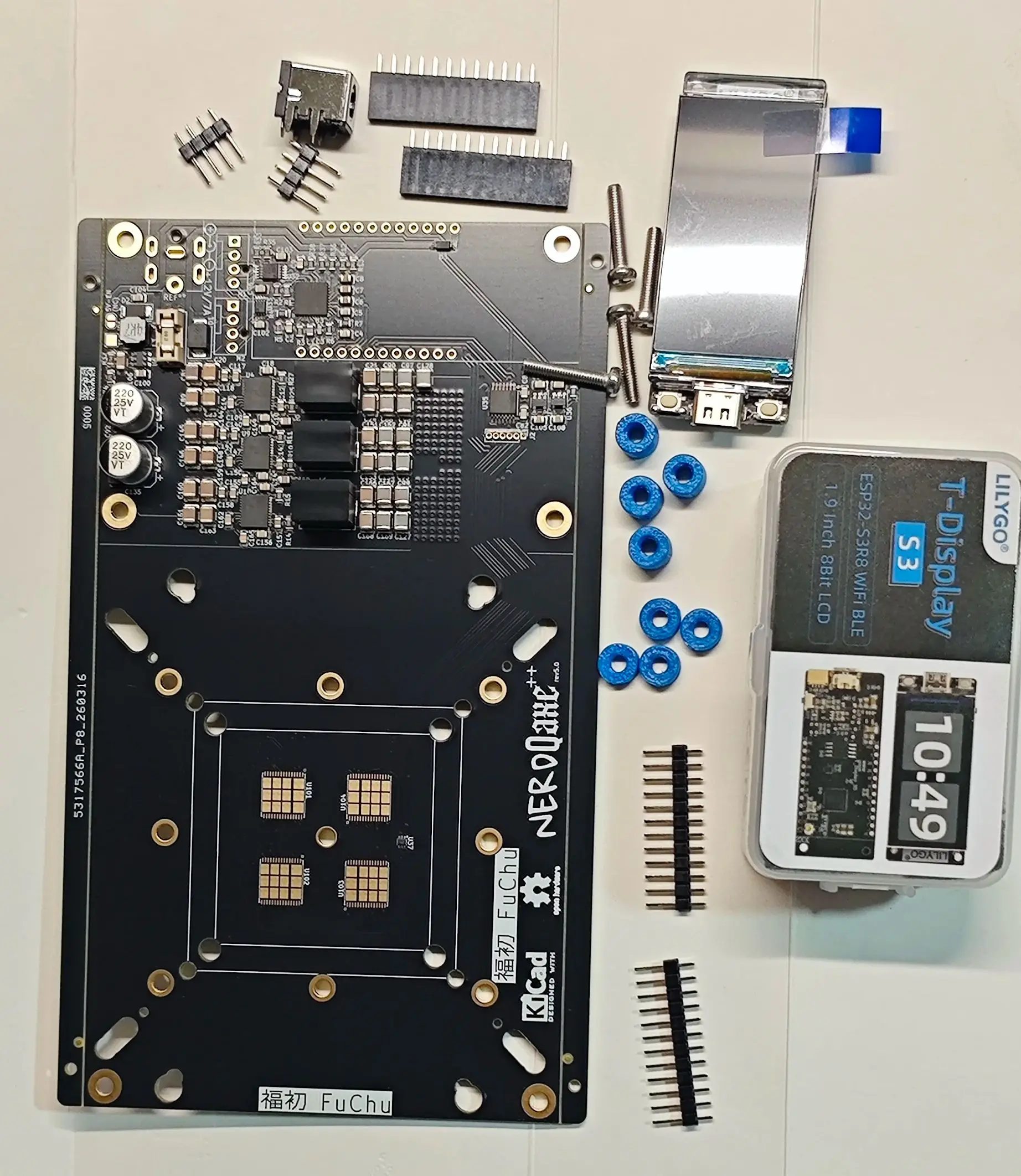Nerdqaxe++ Without Bm1370 Motherboard