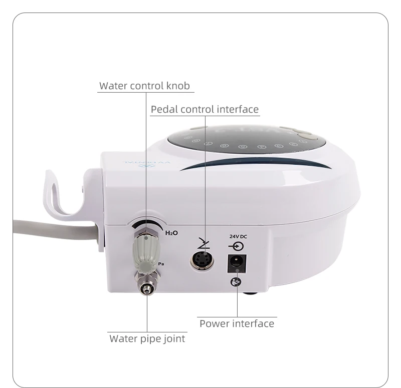VVDental Ultraschall-Scaler-Maschine mit LED-Licht-Handstück zur Entfernung von Zahnstein und zur Zahnreinigung für Zahnkliniken – Detail 10