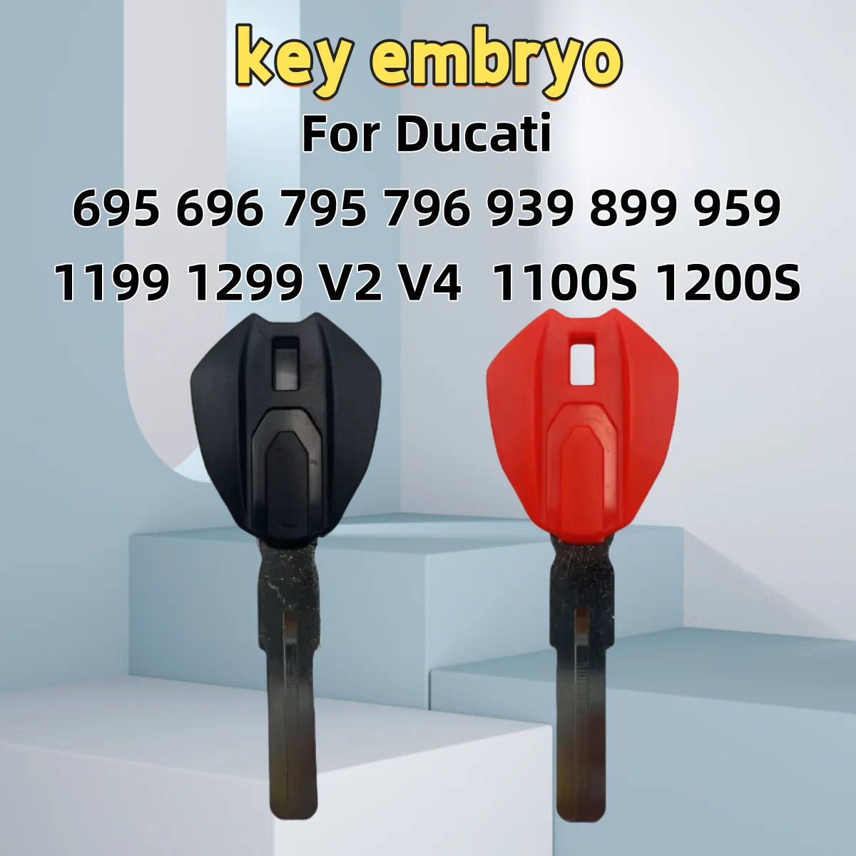 

30PC For Ducati 695 696 795 796 1100S 1200S 899 959 1199 1299 V2 V4 939 Blank Key Motorcycle Uncut Keys can be placed anti-theft