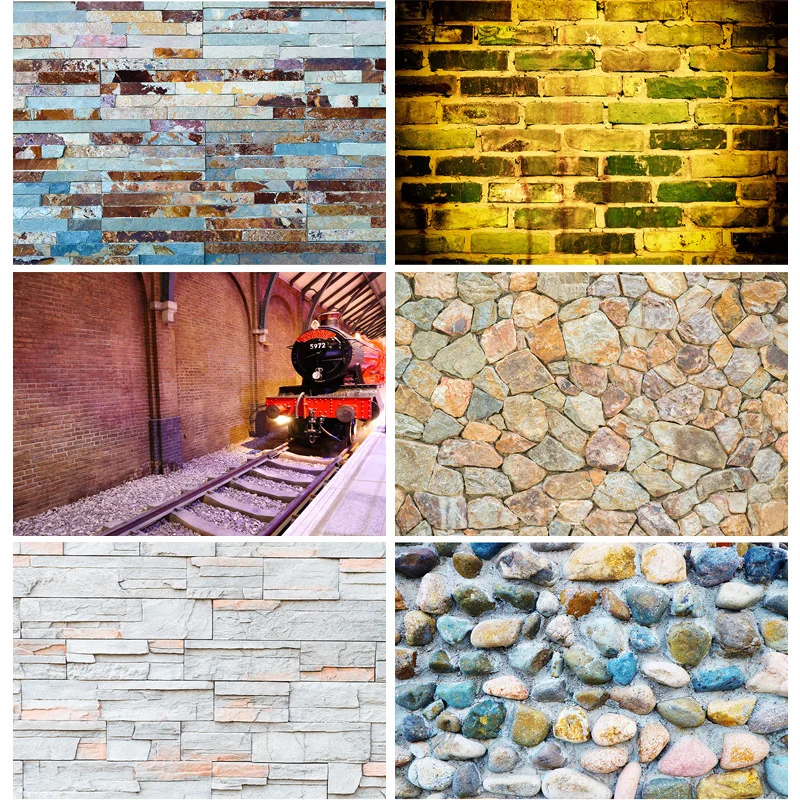 

SHUOZHIKE Art Fabric Brick Wall Theme Photography Backdrops Prop Texture Photo Studio Background 211001 YXX-97