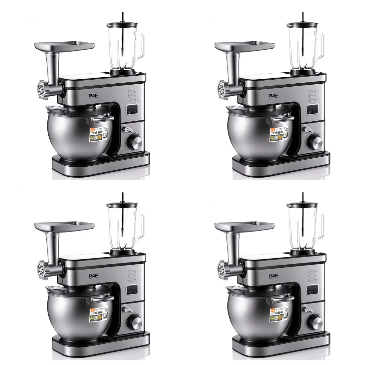 RAF R.6614 Professional Stand Mixer Kitchen Machine Food Processor Dough Kneader Meat Grinder Blender Noodle Maker Heavy