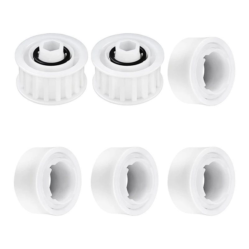 4 PCS Guide Wheels Part Numbe 3884997-R6 White For Dolphin Nautilus CC Plus Premier Pool Cleaner Accessories