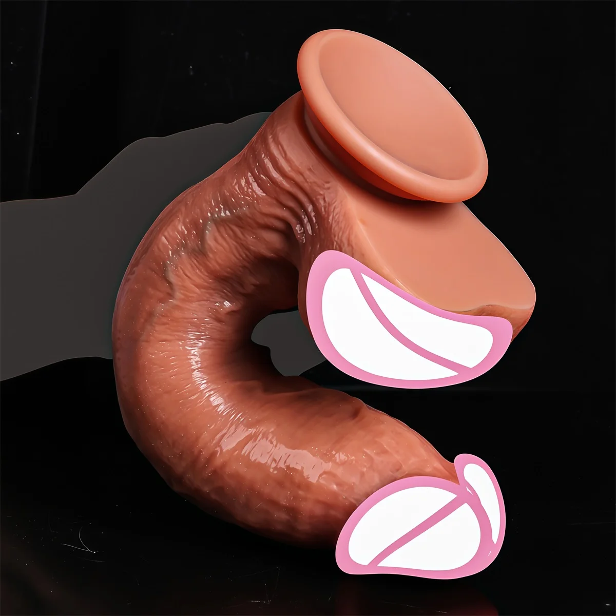 Super Real Skin Silicone Big Huge Dildo Realistic Suction Cup Cock Male Artificial Rubber Penis Dick Sex Toys for Women Vaginal view 3