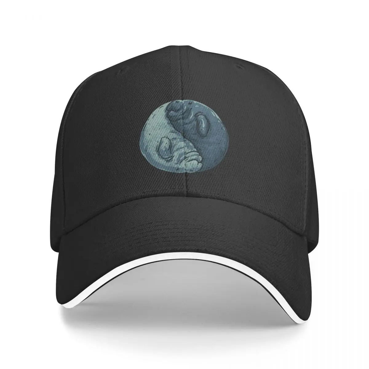 

Manatee Yin and Yang Dugong Manatee County Baseball Cap Anime Luxury Hat Golf Hat Women's Beach Visor Men's