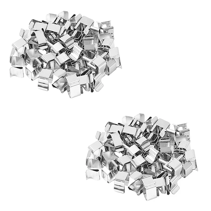 

A01F-100PC Рождественские огни Крючки для желобов Оцинкованные праздничные огни Крючки для крыши Рождественские светильники Зажимы B