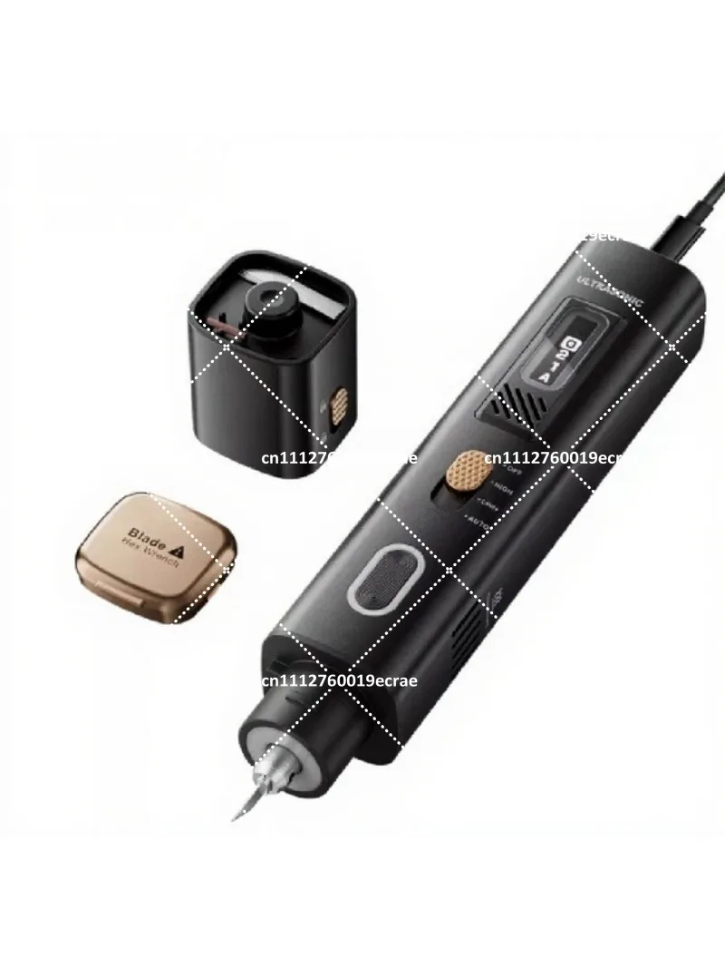 35W 40kHz Ultrasonic Cutting Pen with OLED Screen LED Light Multi-Function Glue Removal Line Cutting Polishing Tool