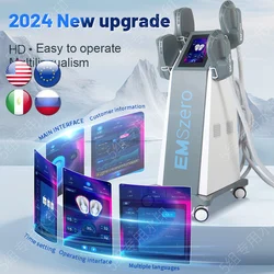 15 Tesla Emszero Muscle Sculpt Body Slimming Machine RF Electromagnetic Stimulating the body Shaping Device 6500W