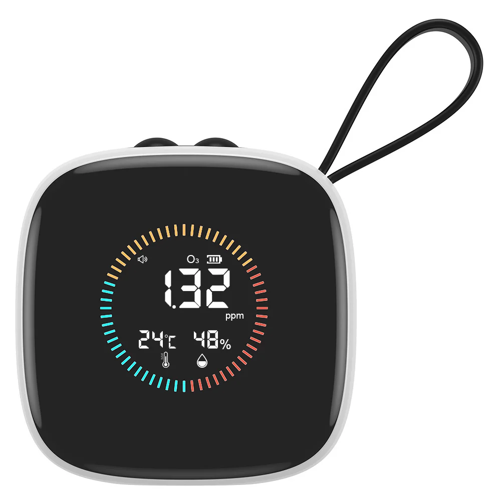 The Portable Mini O3 (ozone) Detector 3 in One Precise Measurement of Gases Temperature and Humidity 2000 MAh 24 Hours Standby