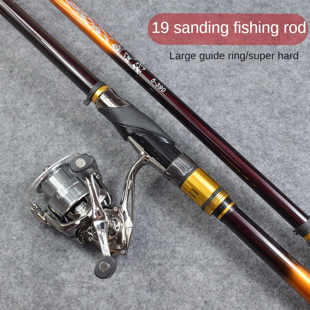 

WinsCraft Telescopic Surf Distance Throwing Rock Fishing Rods, Big Guide, Surfcasting Sea Hard Rock Rod,360, 390, 450