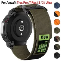 Nylon Strap For Amazfit T-rex 3 2 Ultra Watch Band For Huami Amazfit Trex Pro T Rex  Sport Belt Smartwatch Bracelet Accessories