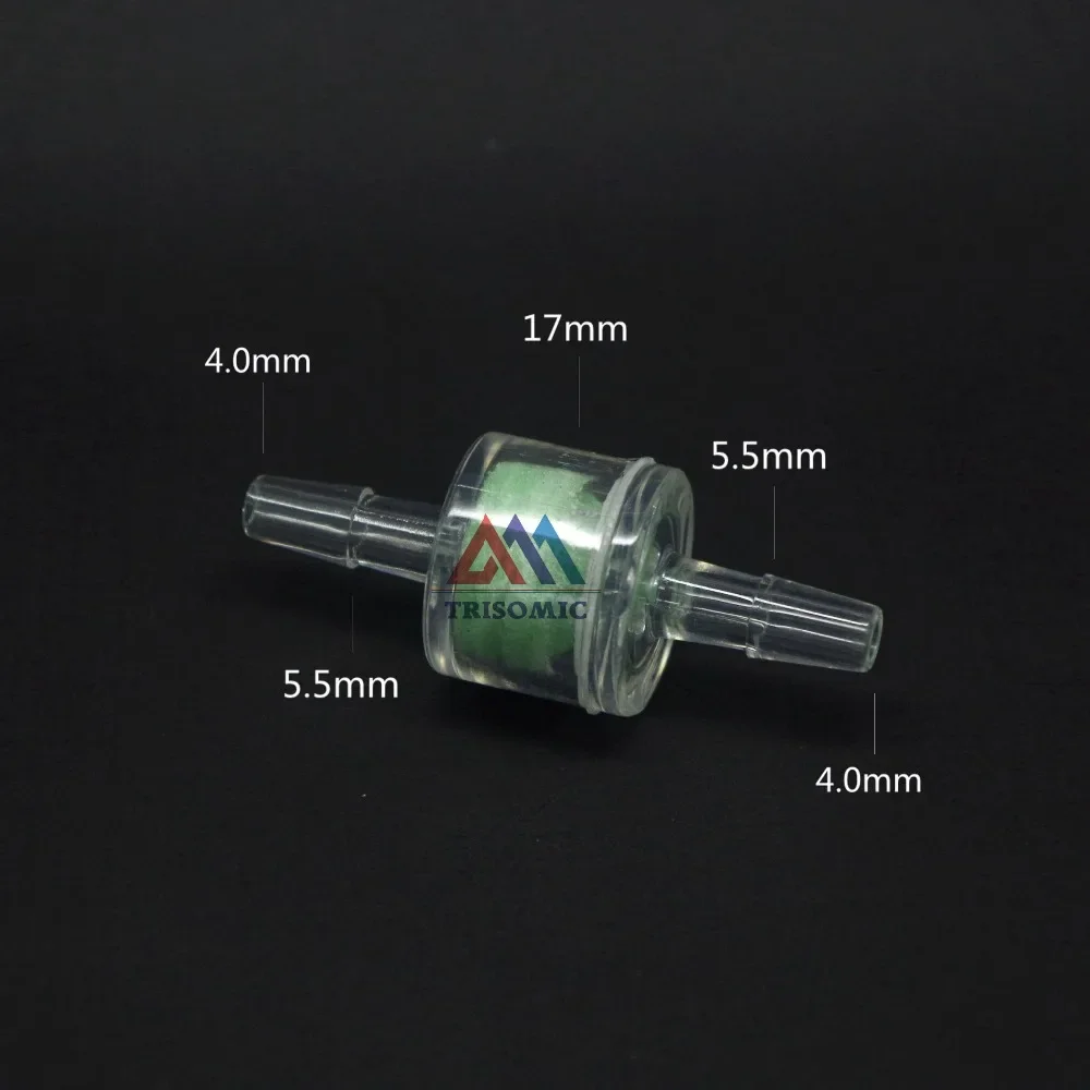 5pcs 4mm Clear Filter Straight Connector for Fish/Pond/Car water/Air/Syphon Material GPPS