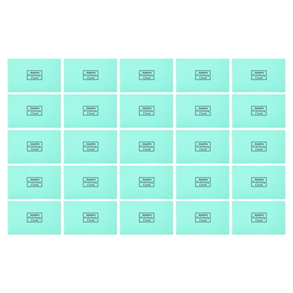 

25 шт. двусторонняя серебряная полировальная ткань из микрофибры, впитывающая салфетка для чистки ювелирных изделий, салфетка для чистки серебра