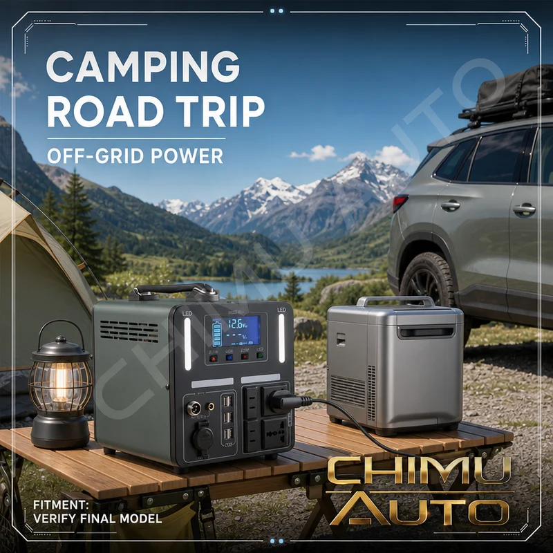 【CHIMU AUTO】Portable Power Station 220V Pure Sine Wave Outdoor Backup Power Supply 200-8800Wh USB AC DC Camping Generator
