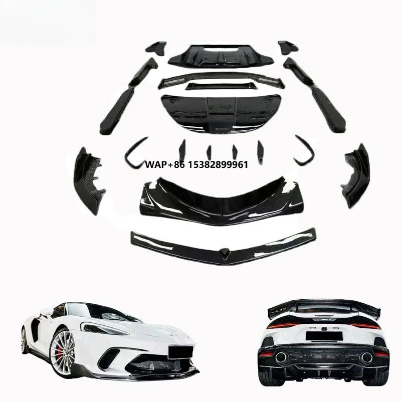 High Quality Dry Carbon Fiber Body Kit for McLaren GT Upgrade Pro Style Front Lip Rear Diffuser Auto Parts Body Kit Tuning