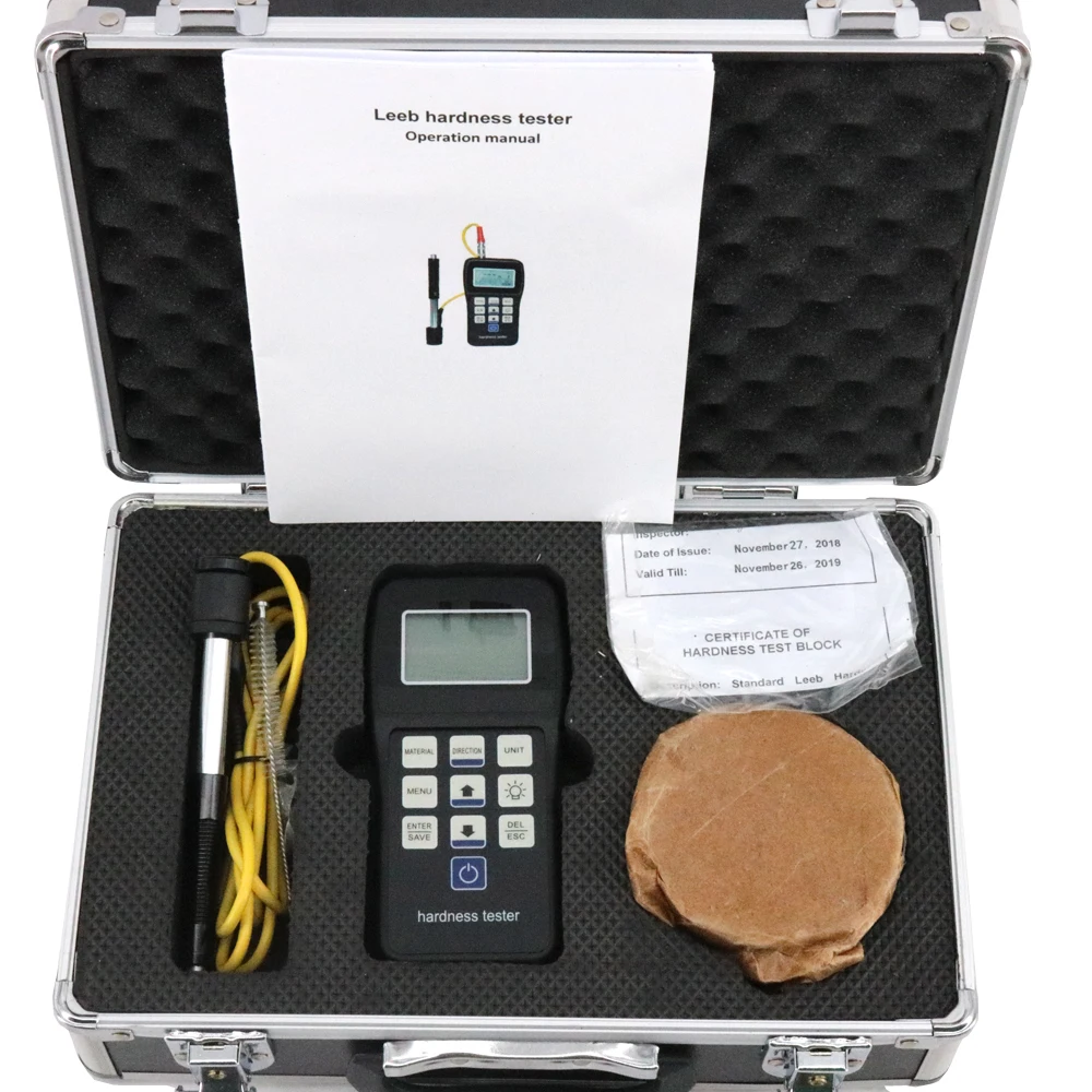 

SHL-140 Portable Leeb Hardness Tester Digital Hardness Meter Measuring Range 170 ~ 960 HLD