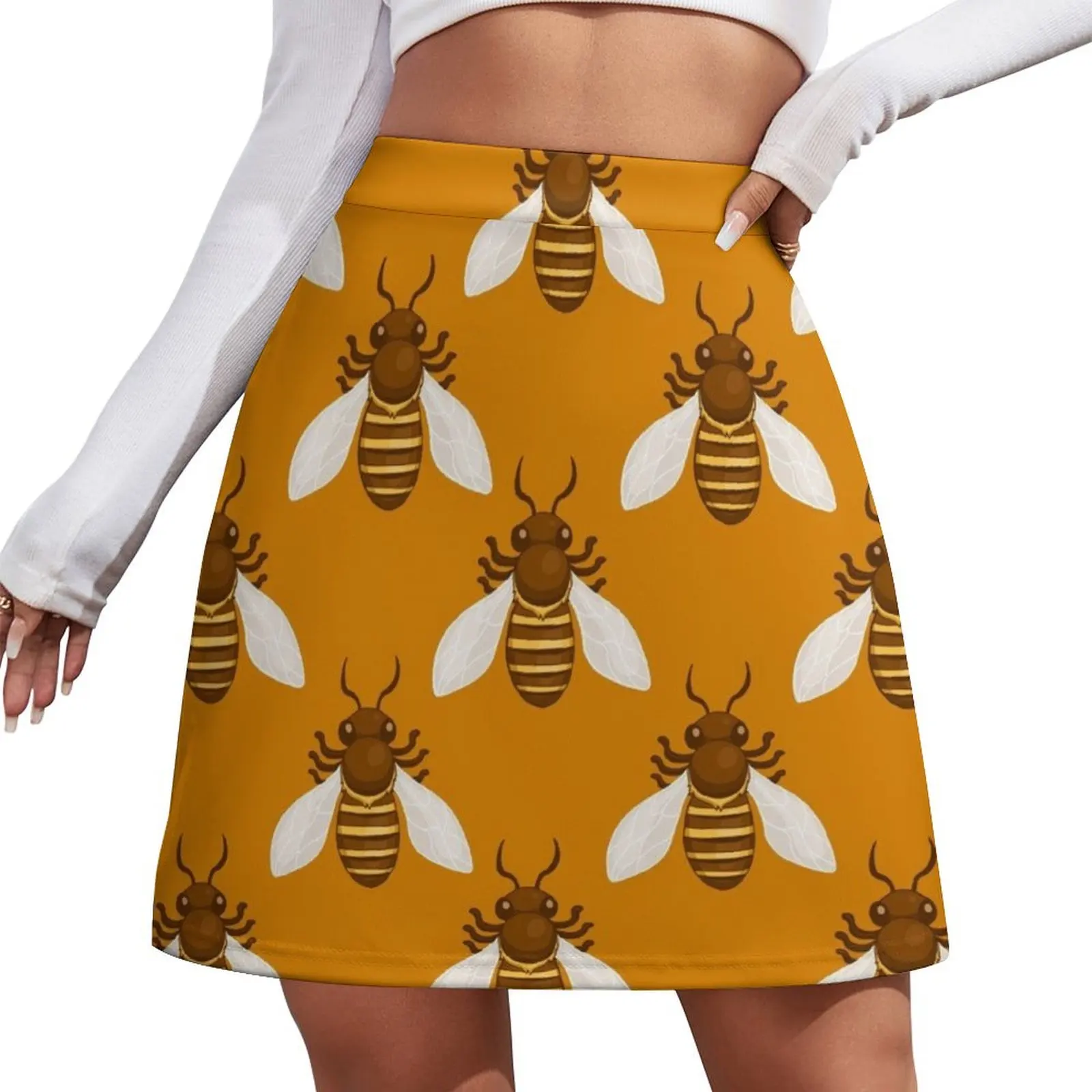 

Honey Bees Mini Skirt fairy core skirt women Mini Skirt