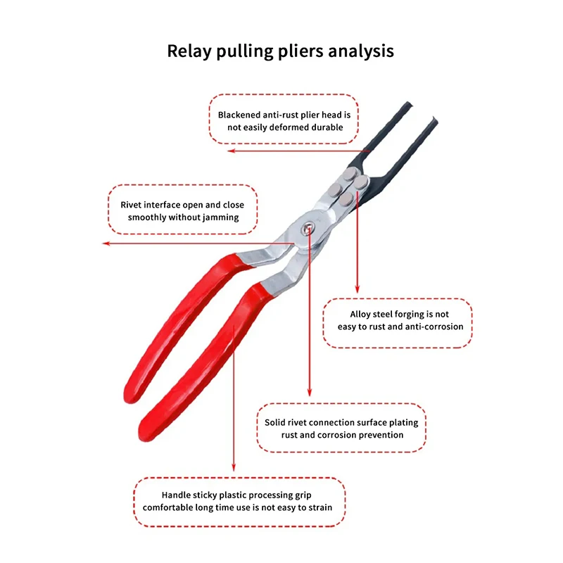 Relay Extraction Pliers, Disassembly Pliers, Fuse Clip Extraction Pliers, Relay Automotive Relay Extraction Pliers, Universal