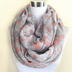 New Arrival Fashion animal print ring Scarf butterfly ladies scarves Pashmina women scarves Butterfly hot sale infinity scarf
