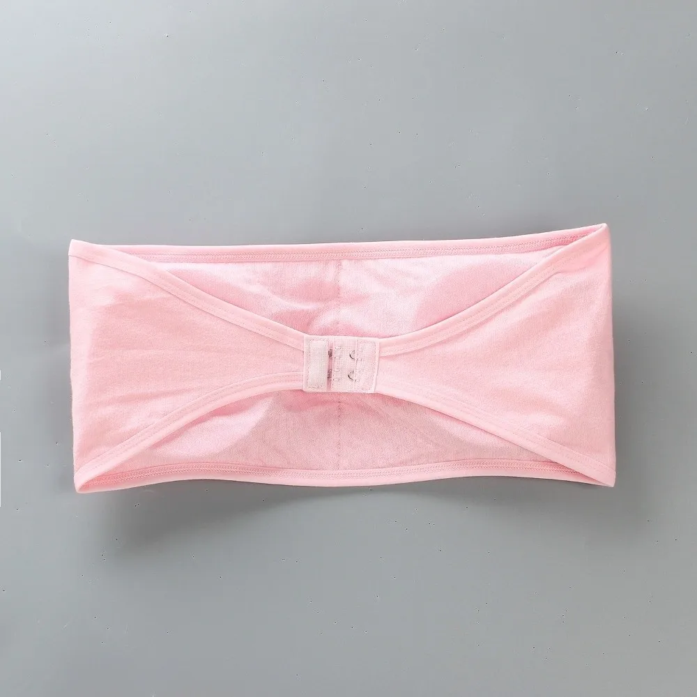 Cotton Children's Strapless Bra Casual Underwear Breathable Vest Girl Developmental Bras with Buckle Children Tube Tops