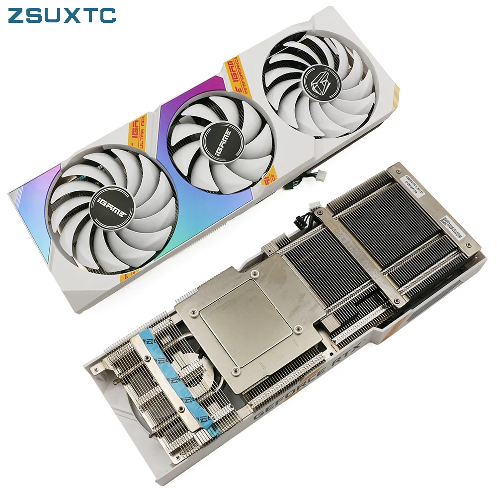 Ventilador de Refrigeração Rtx2060 para Cor Geforce Rtx 2060 Placa Gráfica Branca 3x Novo