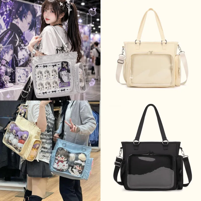 Anime Itabag Backpacks Crossbody Bag, Large Capacity Tote Shoulder Bag, Cute Doll Display Window School, Travel Commuter Bag New