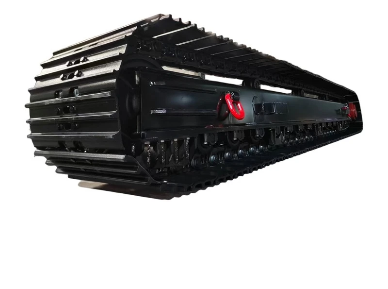 Hydraulic track chassis of 20-ton weighted steel, traveling chassis for construction machinery and equipment